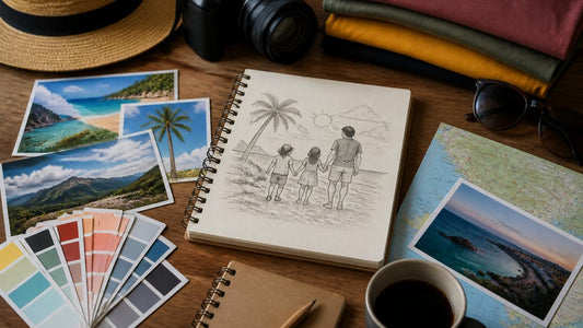 10 Graphic Design Concepts for Family Trips